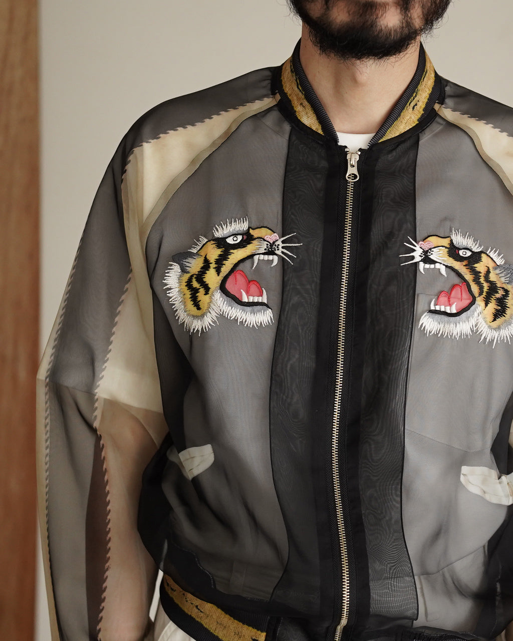 Skeleton Printed Souvenir Jacket 26-1106