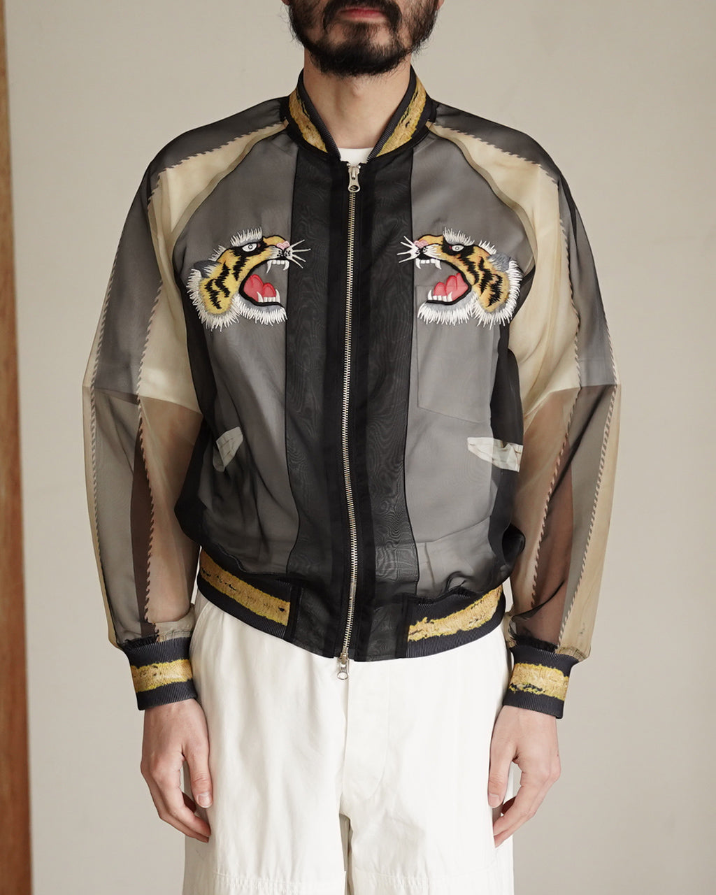 Skeleton Printed Souvenir Jacket 26-1106