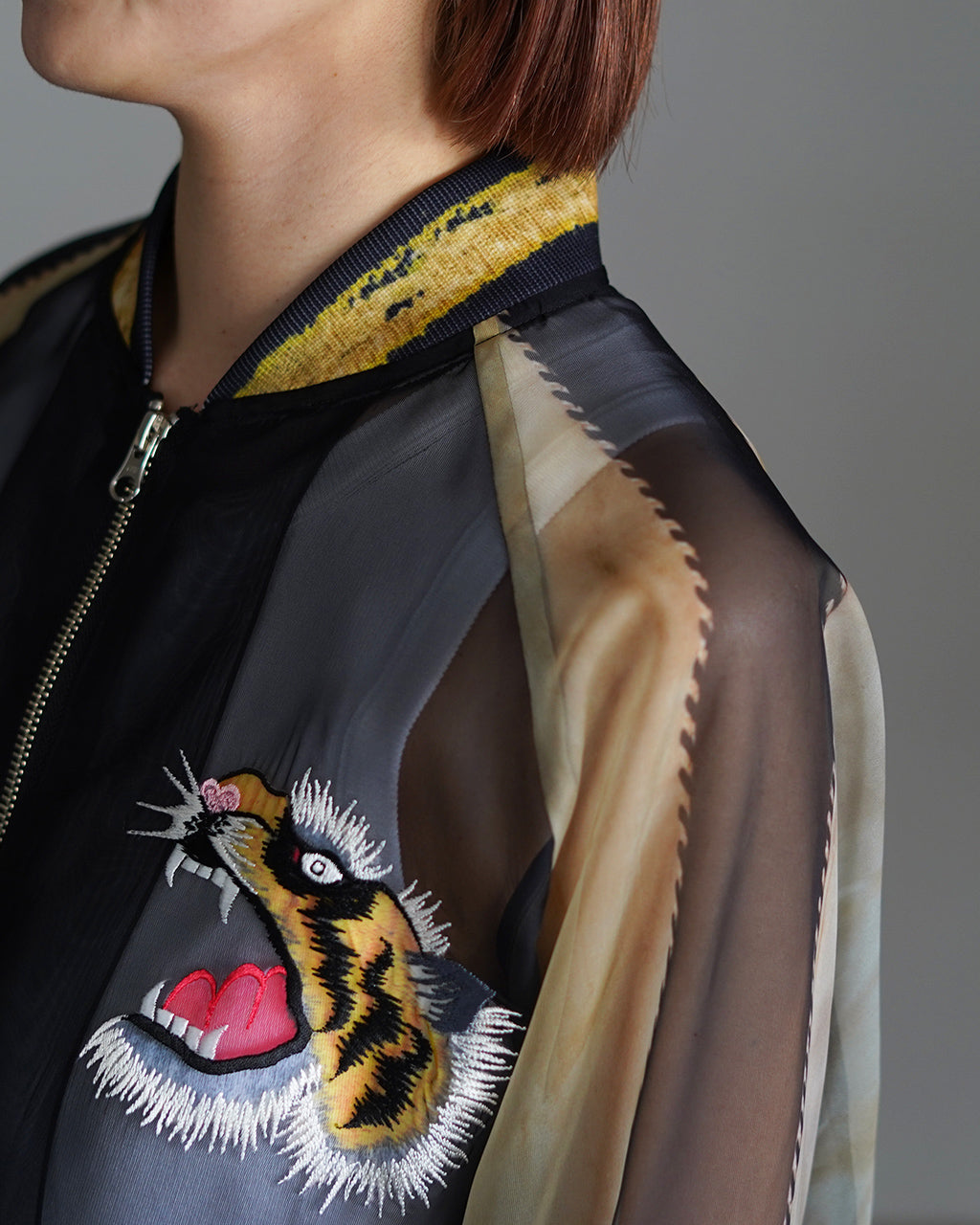 Skeleton Printed Souvenir Jacket 26-1106