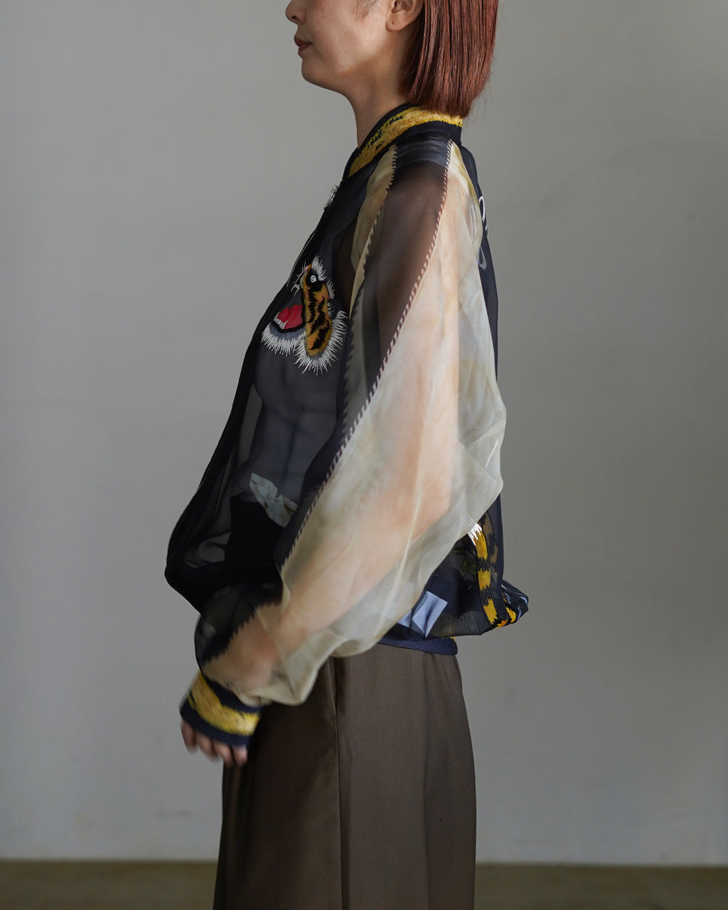 Skeleton Printed Souvenir Jacket 26-1106