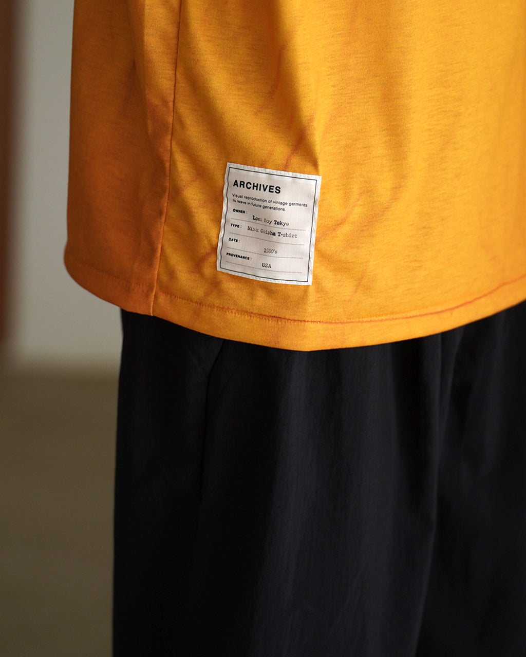 TOLQ トルク トロンプ・ルイユインバージョン ショートスリーブ 半袖 グラフィック プリント 芸者 Tシャツ | Crouka(クローカ)