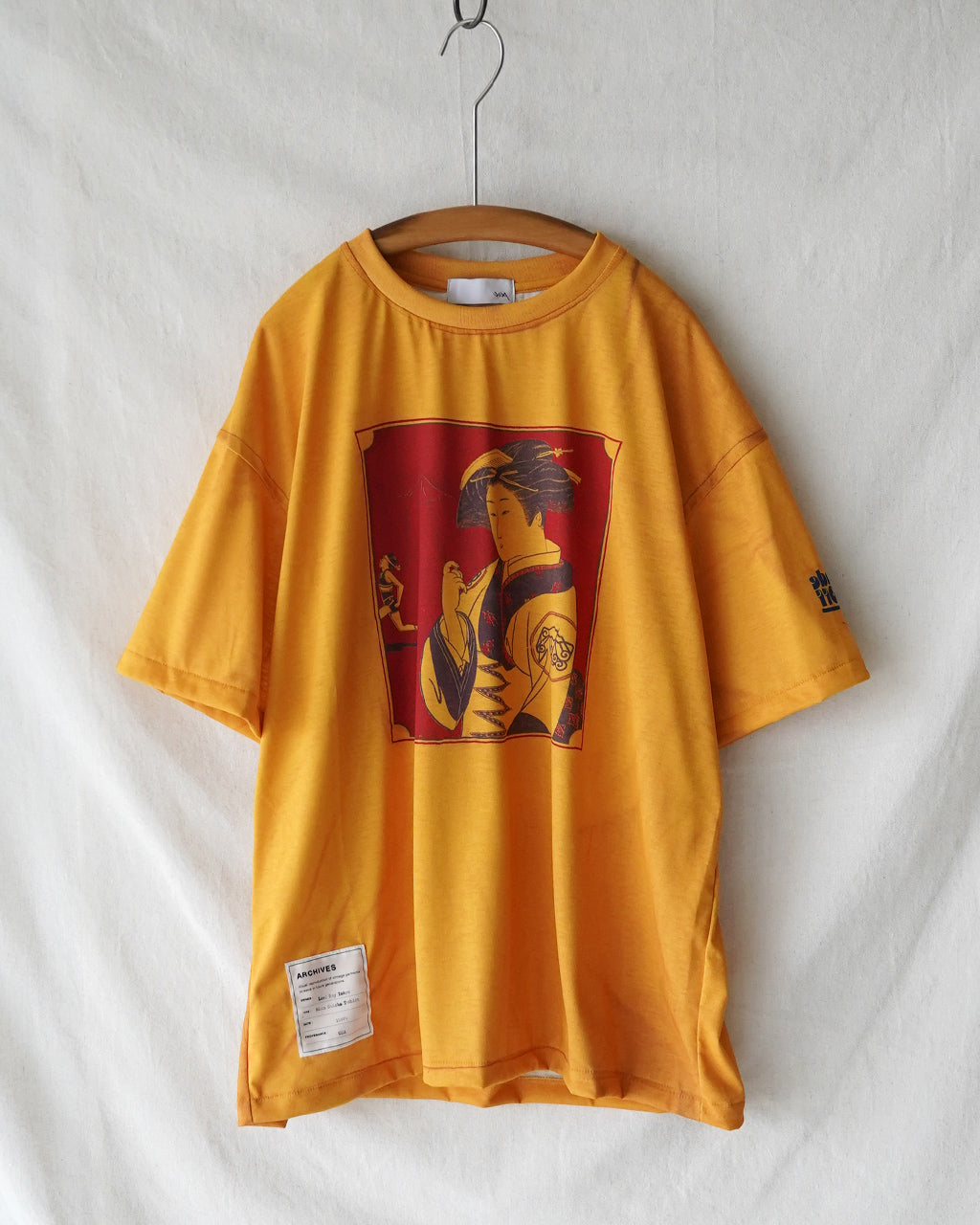 TOLQ トルク トロンプ・ルイユインバージョン ショートスリーブ 半袖 グラフィック プリント 芸者 Tシャツ | Crouka(クローカ)