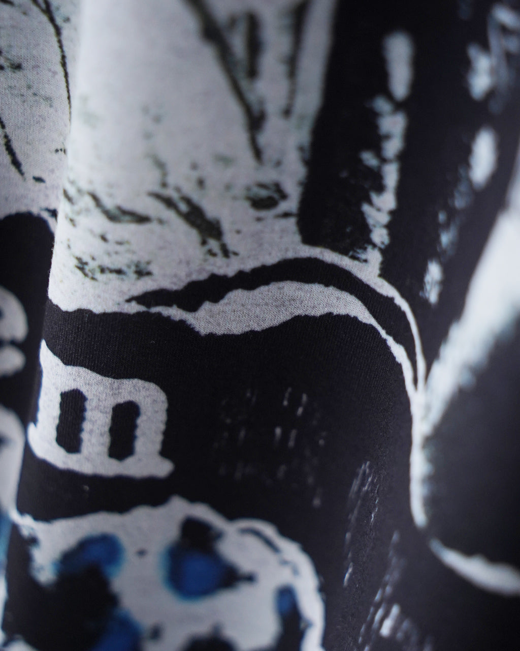 TOLQ トルク トロンプ・ルイユ スクラッチショートスリーブ 半袖 グラフィック プリント Tシャツ | Crouka(クローカ)