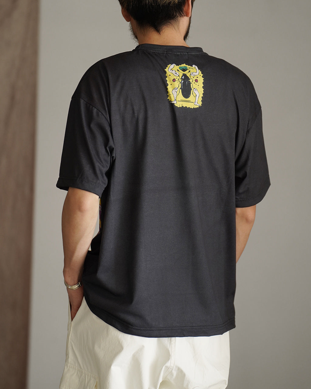 TOLQ トルク トロンプ・ルイユ モザイク ショートスリーブ グラフィック 半袖 プリントTシャツ | Crouka(クローカ)