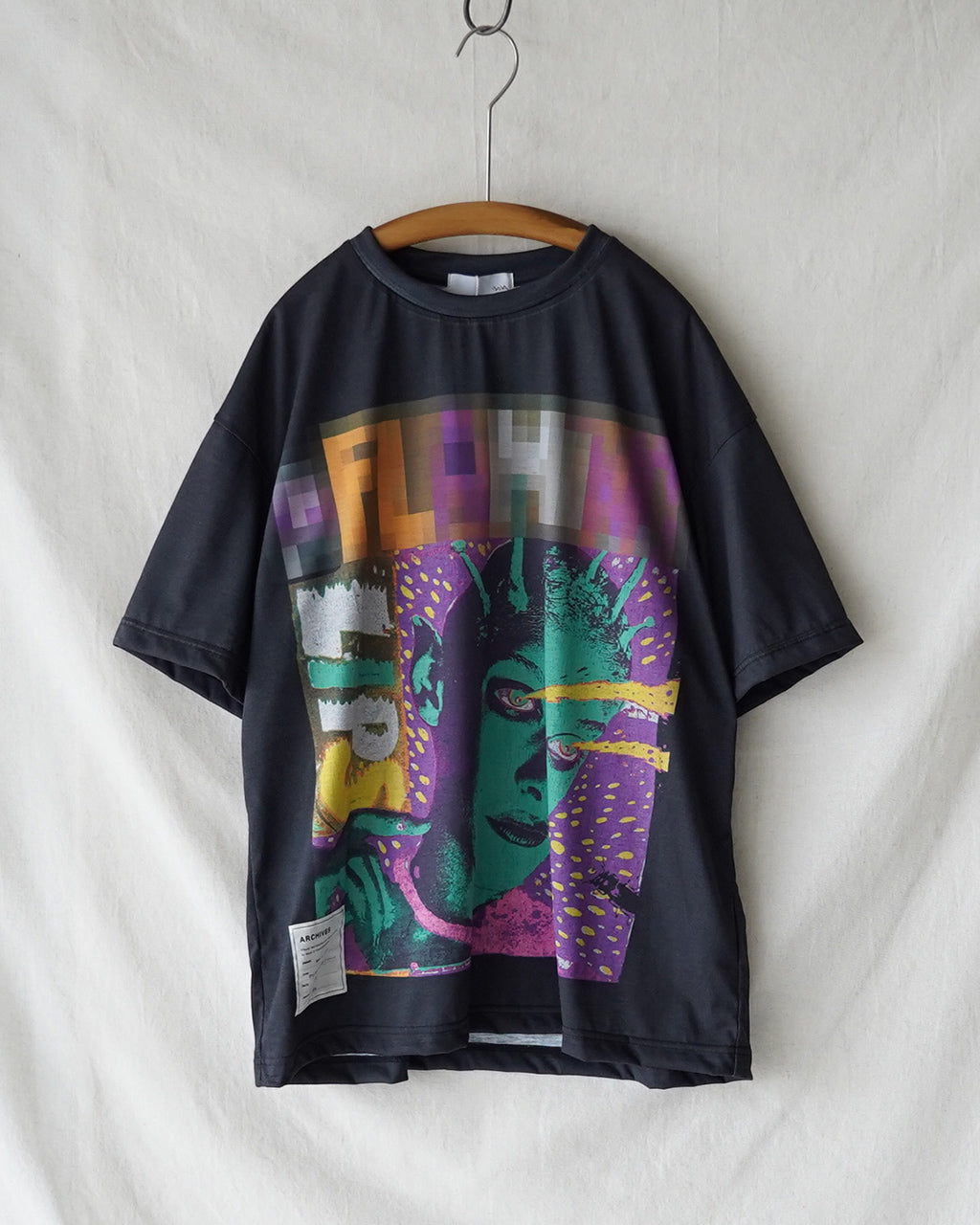 TOLQ トルク トロンプ・ルイユ モザイク ショートスリーブ グラフィック 半袖 プリントTシャツ | Crouka(クローカ)