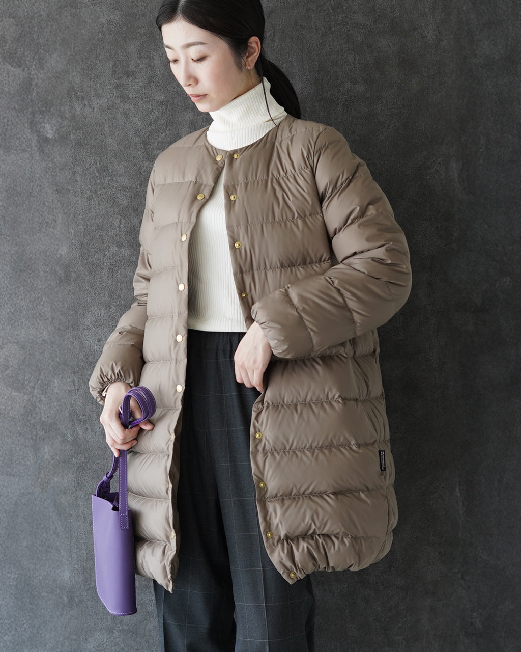 【SALE！20%OFF】Traditional Weatherwear トラディショナルウェザーウェア ロングダウンコート ARKLEY LONG DOWN PACKABLE パッカブル ノーカラー 軽量 L242CIDCO0382OZ【送料無料】