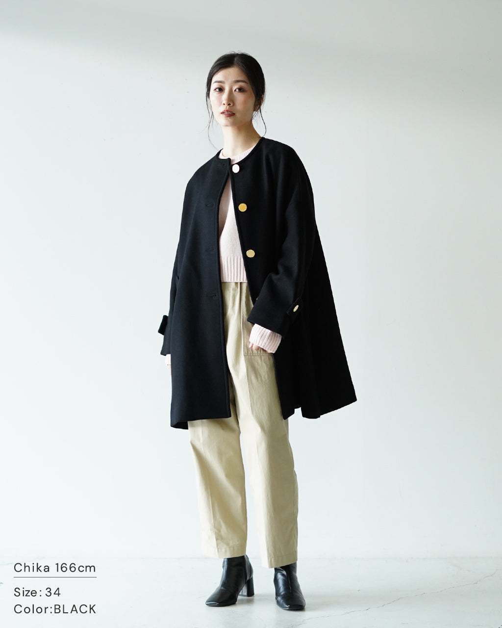 【SALE！20%OFF】Traditional Weatherwear トラディショナルウェザーウェア ノーカラーコート マールトン ウールコート L242KGFCO0368ML【送料無料】