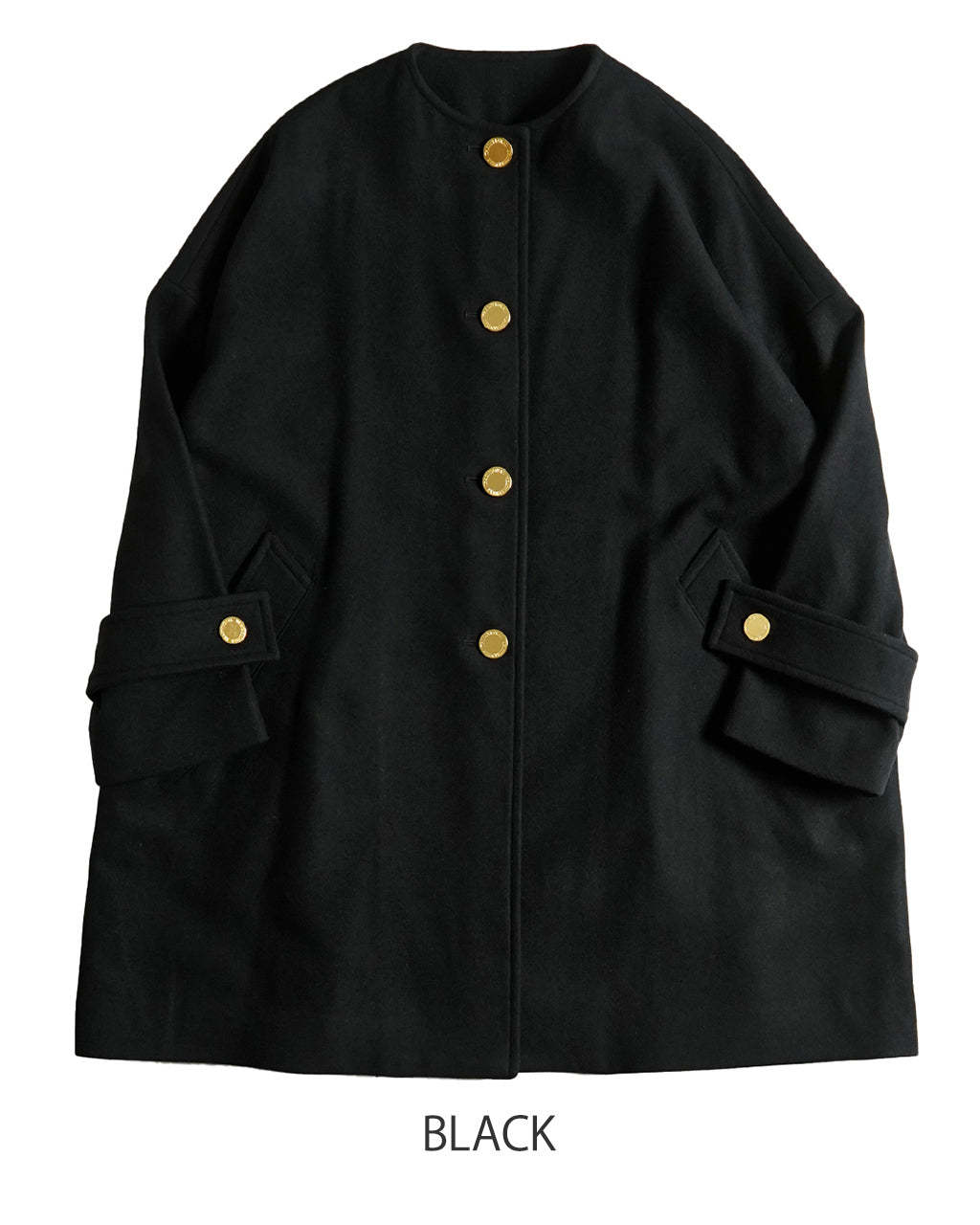 【SALE！20%OFF】Traditional Weatherwear トラディショナルウェザーウェア ノーカラーコート マールトン ウールコート L242KGFCO0368ML【送料無料】