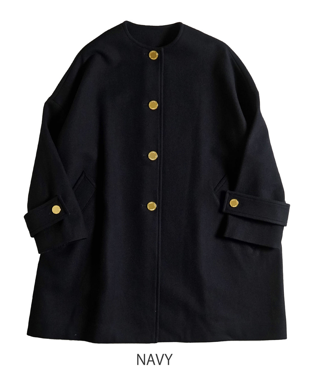 Traditional Weatherwear トラディショナルウェザーウェア ノーカラーコート マールトン ウールコート L242KGFCO0368ML【送料無料】