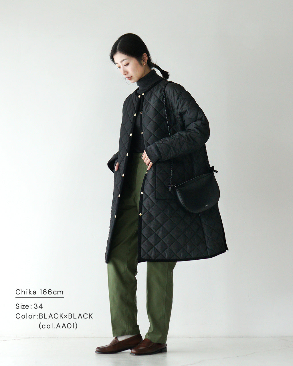 【SALE！20%OFF】Traditional Weatherwear トラディショナルウェザーウェア キルティングコート ノーカラー アークリー ロング Aライン L242APQCO0385AA【送料無料】