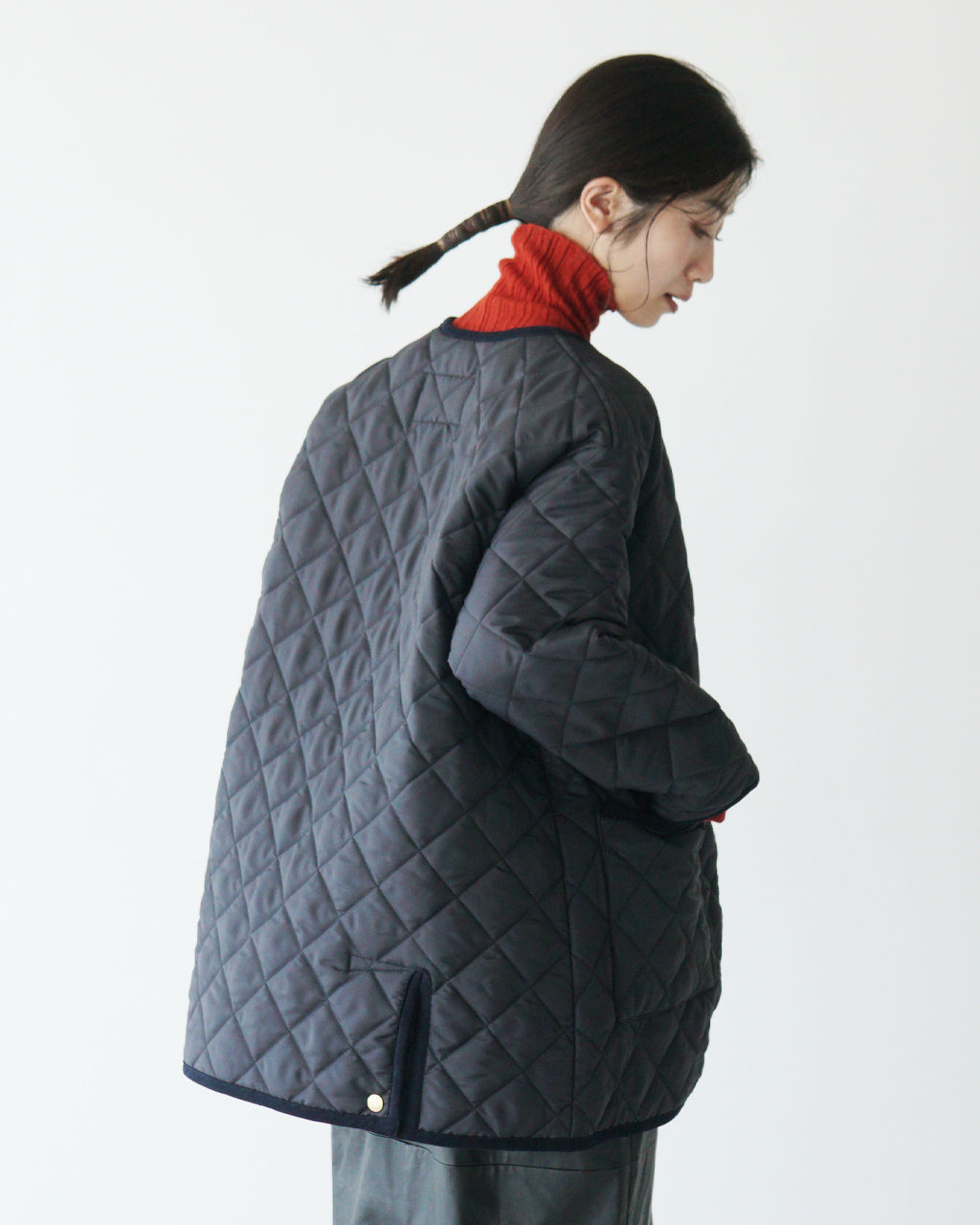 【SALE！20%OFF】Traditional Weatherwear トラディショナルウェザーウェア ノーカラーキルティングジャケット L242APQCO0386AA【送料無料】