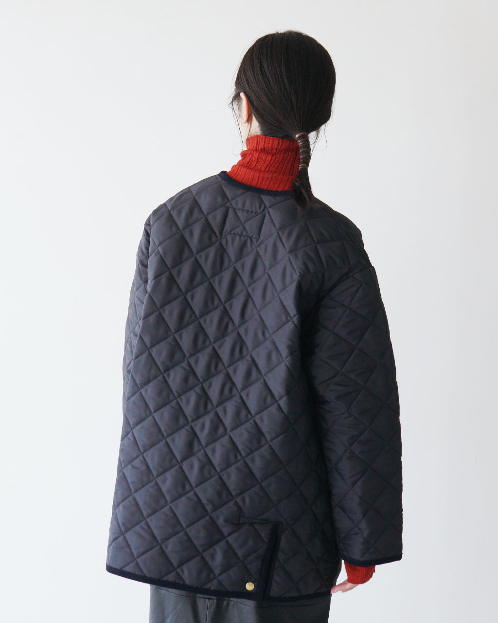 【SALE！20%OFF】Traditional Weatherwear トラディショナルウェザーウェア ノーカラーキルティングジャケット L242APQCO0386AA【送料無料】