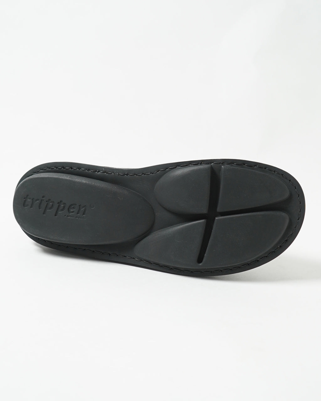 ＼早得24時間限定ポイント10倍／trippen トリッペン レザー スリッポン Once f ( black-alb ) フラット シューズ ローシューズ  ONCE-ALB251【送料無料】