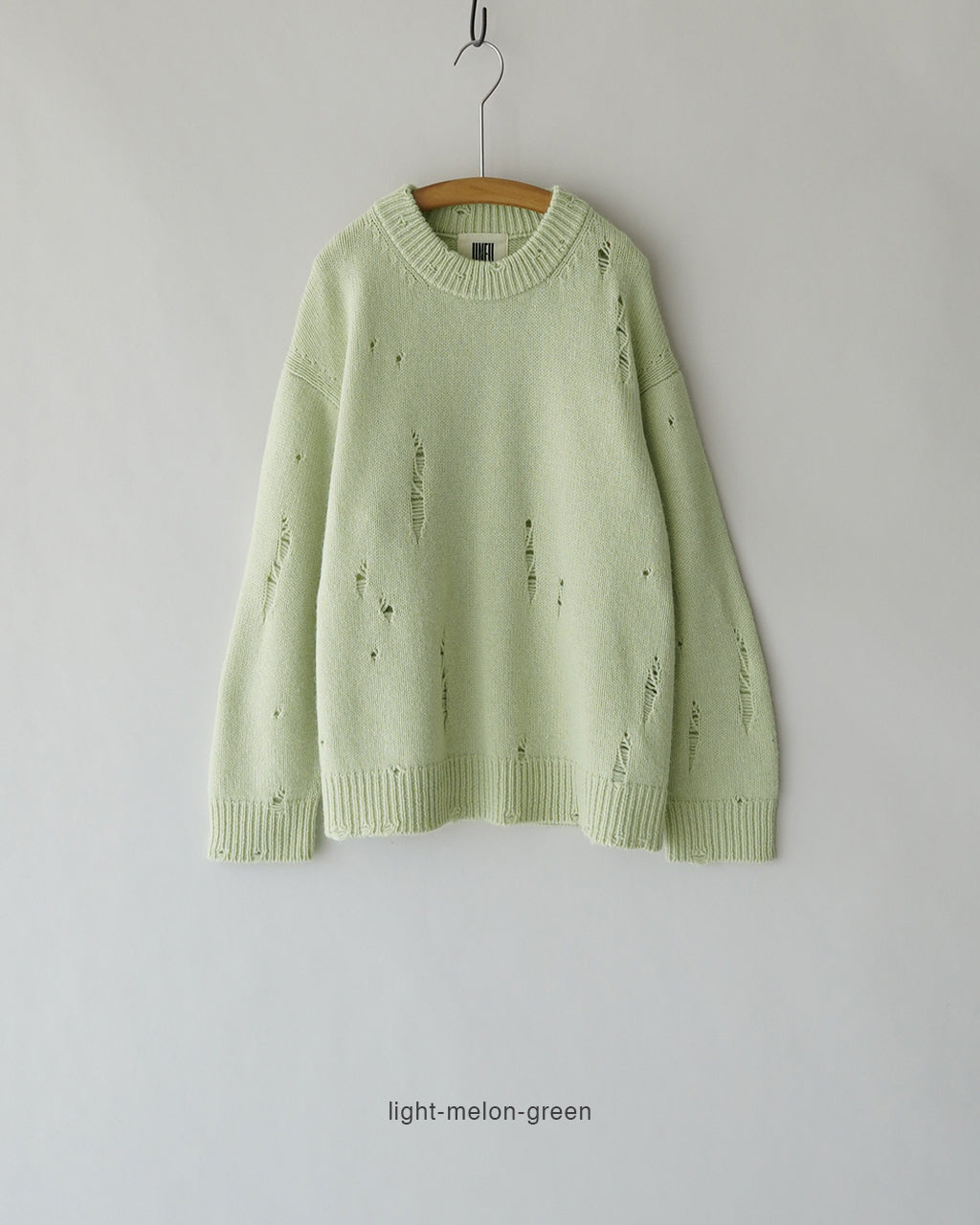 royal baby alpaca damage pattern-knit P/O WXFL-UW130