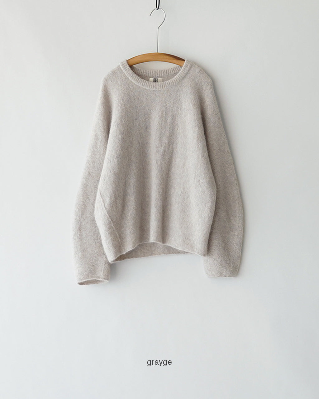 stretch superkid mohair crew-neck P/O WXFL-UW133