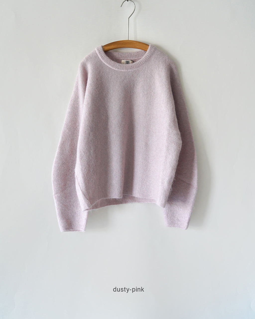 stretch superkid mohair crew-neck P/O WXFL-UW133