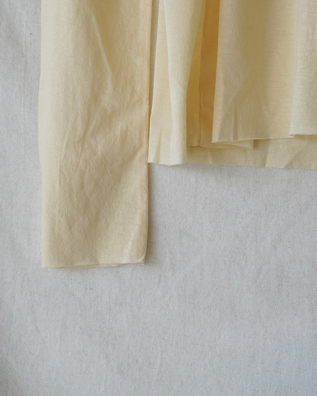 twisted cotton sheer jersey long sleeve Tee WXSP-UW121