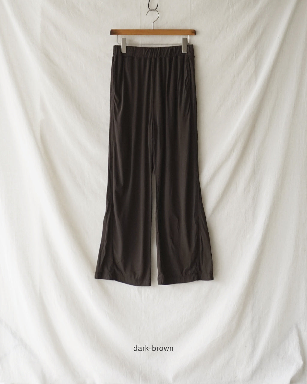 twisted cotton sheer jersey wide pants WXSP-UW123