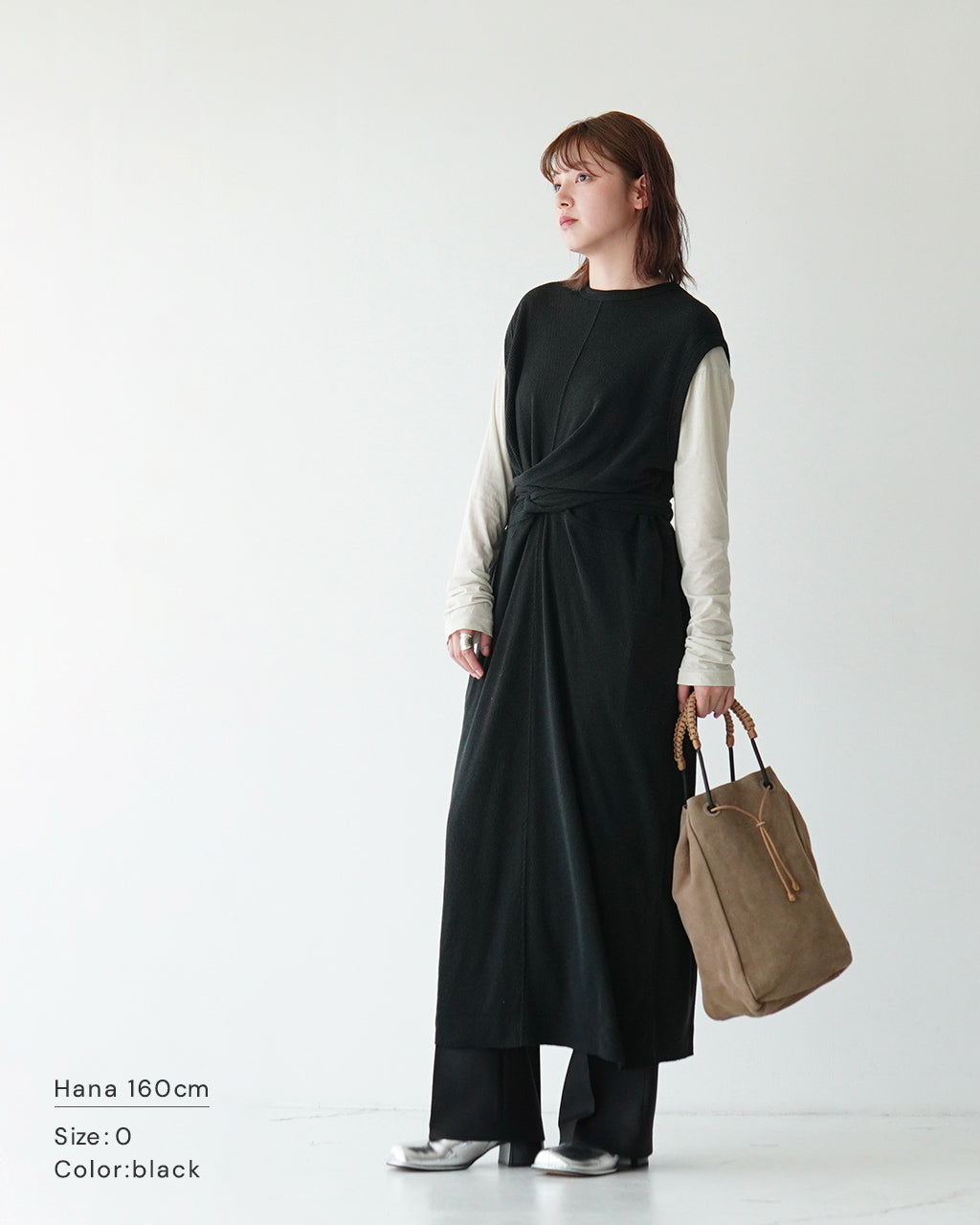 ＼合計3万円以上購入で20%OFFクーポン！／unfil アンフィル ロー シルク リブジャージ スリーブレス ドレス raw silk ribbed-jersey sleeveless dress ワンピース WFFL-UW110【送料無料】