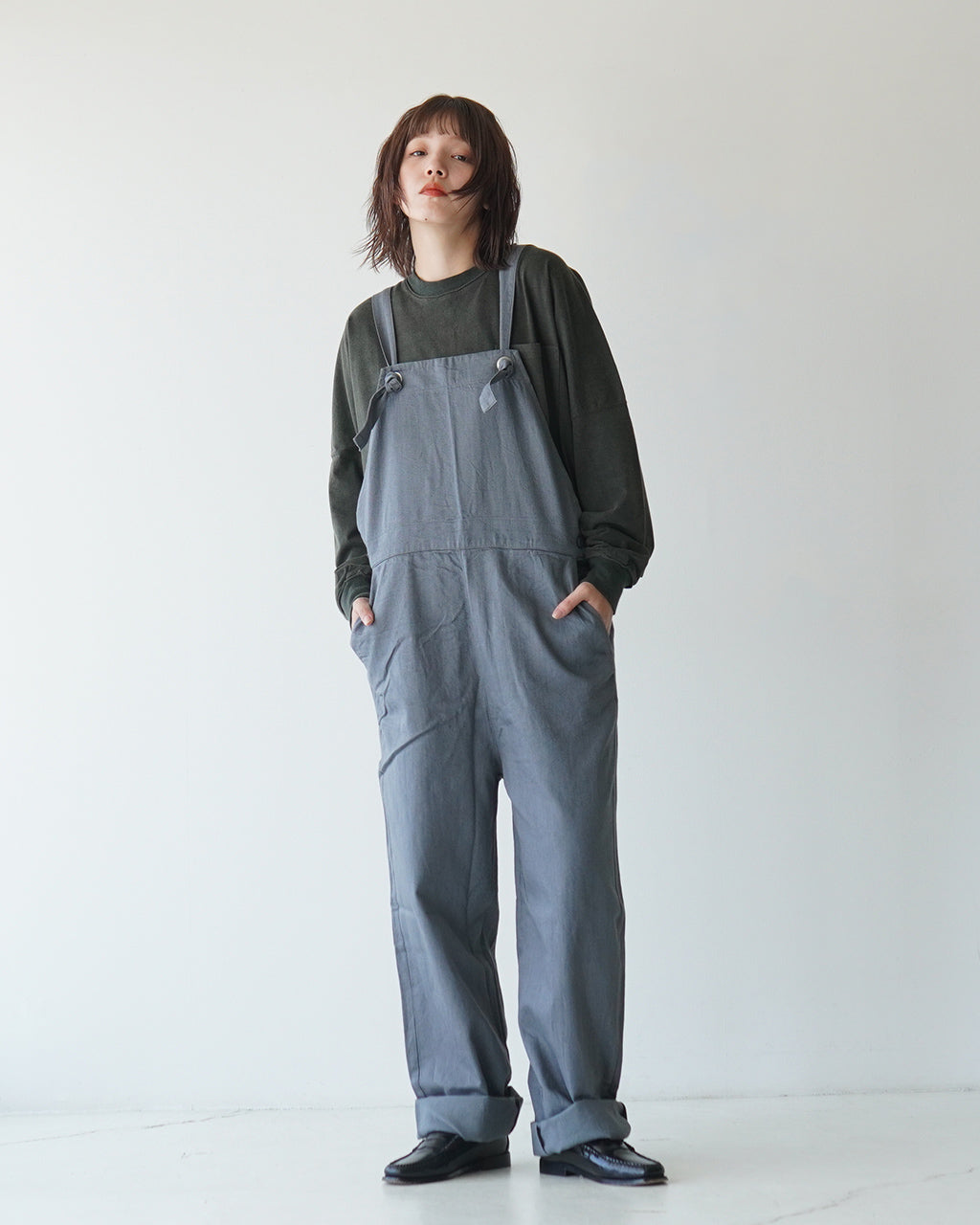 【アウトレット！30%OFF】unfil アンフィル ヴィンテージ ダイ コットン ジャージ ワイドボディ ロングスリーブ ティー vintage dyed cotton jersey wide-body L/S Tee Tシャツ 長袖 カットソー WFFL-UW115【送料無料】