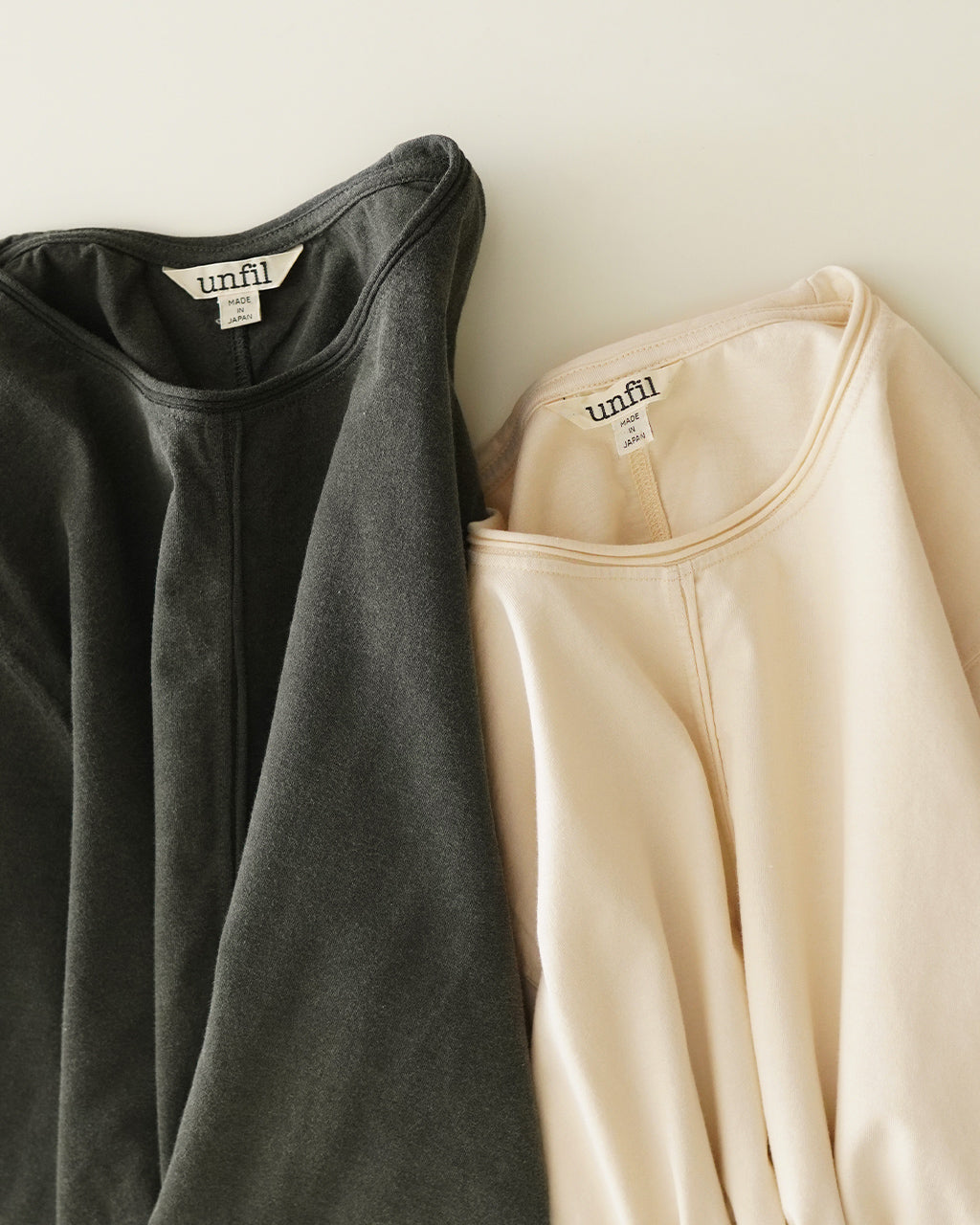 unfil アンフィル ヴィンテージ ダイ コットン ジャージ クルーネック ロングスリーブ ティー vintage dyed cotton jersey crew-neck L S Tee  WFFL-UW116【送料無料】