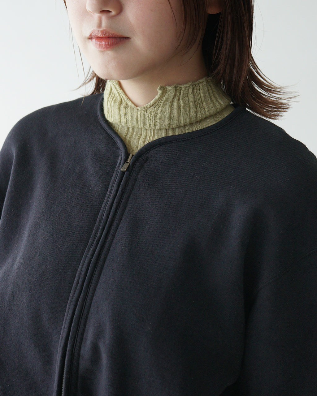 【SALE！40%OFF】unfil アンフィル ジャケット ヴィンテージ コットン フリース ジップ フロント ジャケット vintage cotton fleece zip front jacket WFFL-UW130 【送料無料】