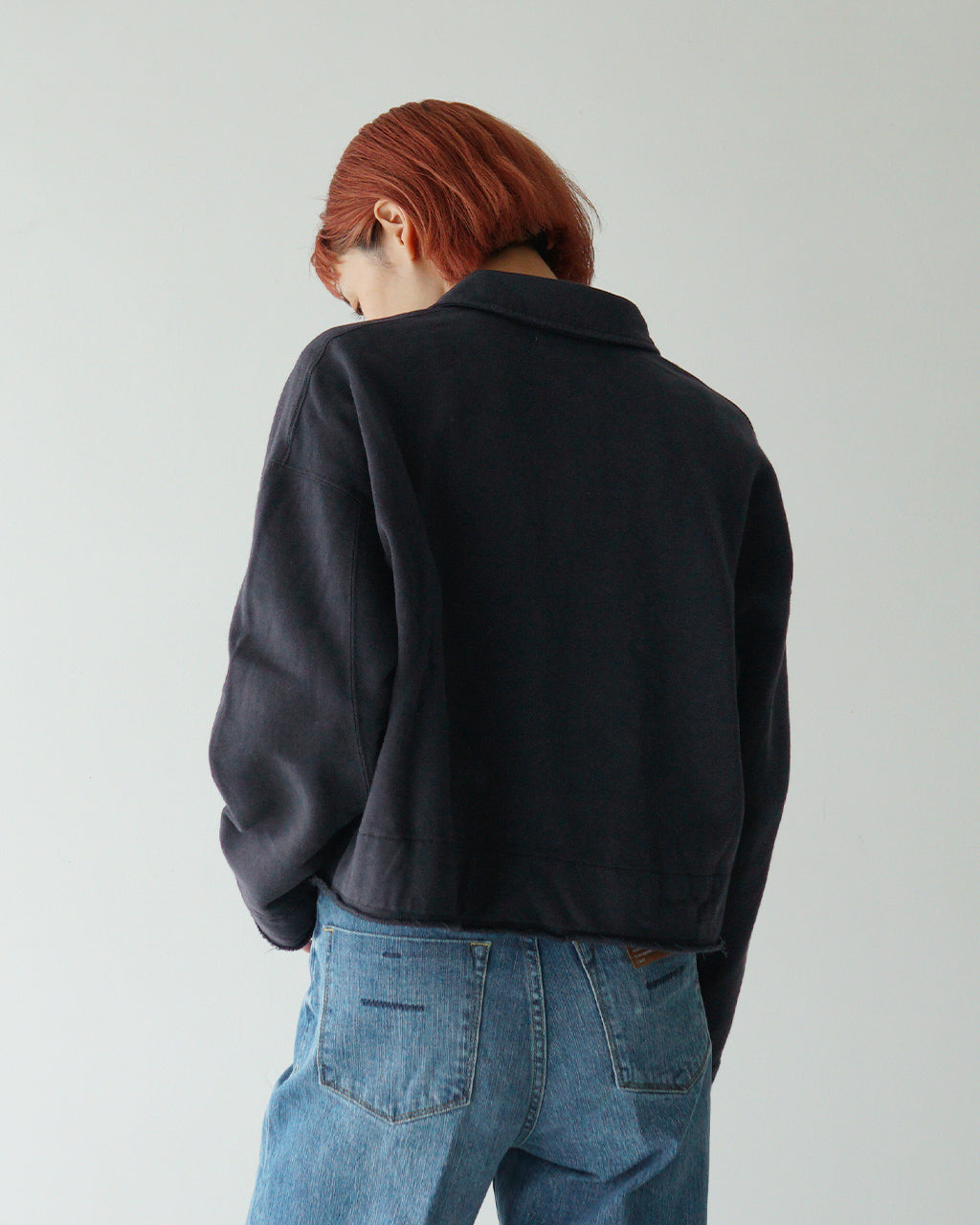 【アウトレット！30%OFF】unfil アンフィル スウェット ヴィンテージ コットン フリース ワイドボディ ジップ ポロ vintage cotton fleece wide-body zip polo WFFL-UW131 【送料無料】