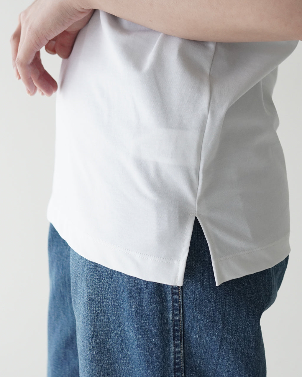 【SALE！40%OFF】unfil アンフィル オーガニック コットン ジャージー スリーブレス ティー organic cotton jersey sleeveless Tee  WFSP-UW146