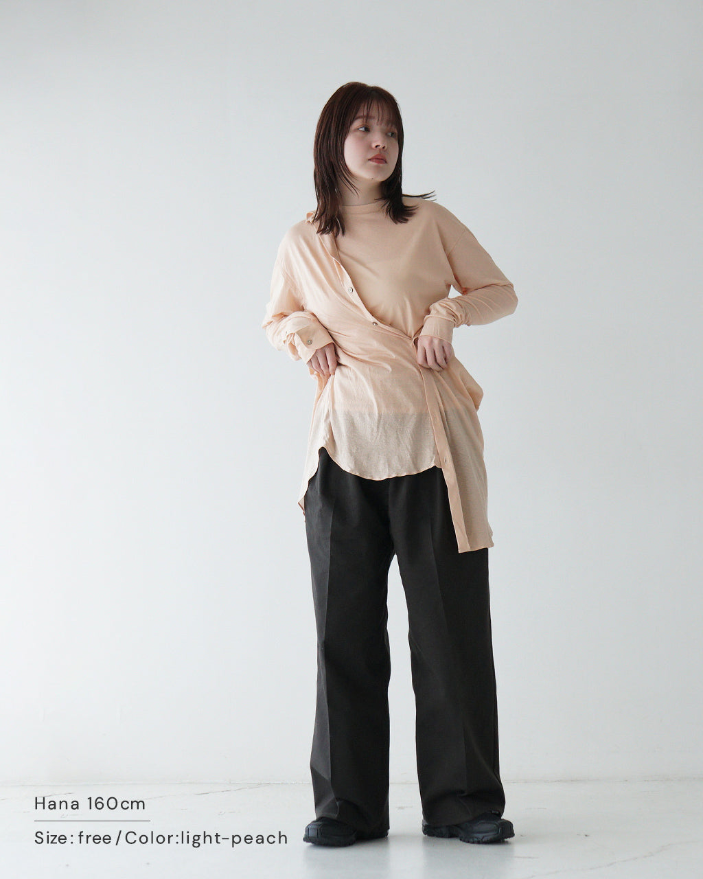 unfil アンフィル シアー 長袖Tシャツ twisted cotton sheer jersey long sleeve Tee ツイストコットン カットソー WVSP-UW113【送料無料】