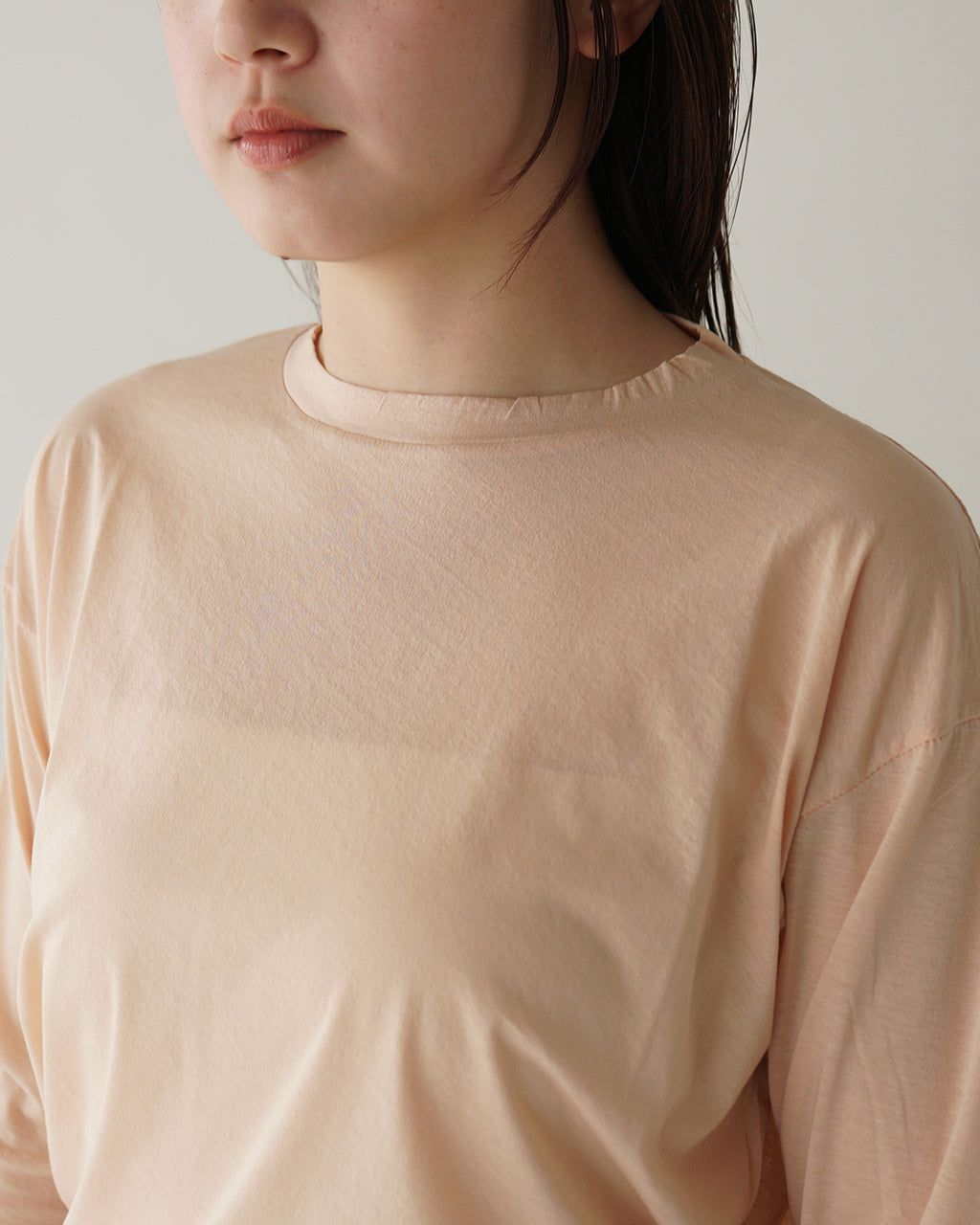 unfil アンフィル シアー 長袖Tシャツ twisted cotton sheer jersey long sleeve Tee ツイストコットン カットソー WVSP-UW113【送料無料】