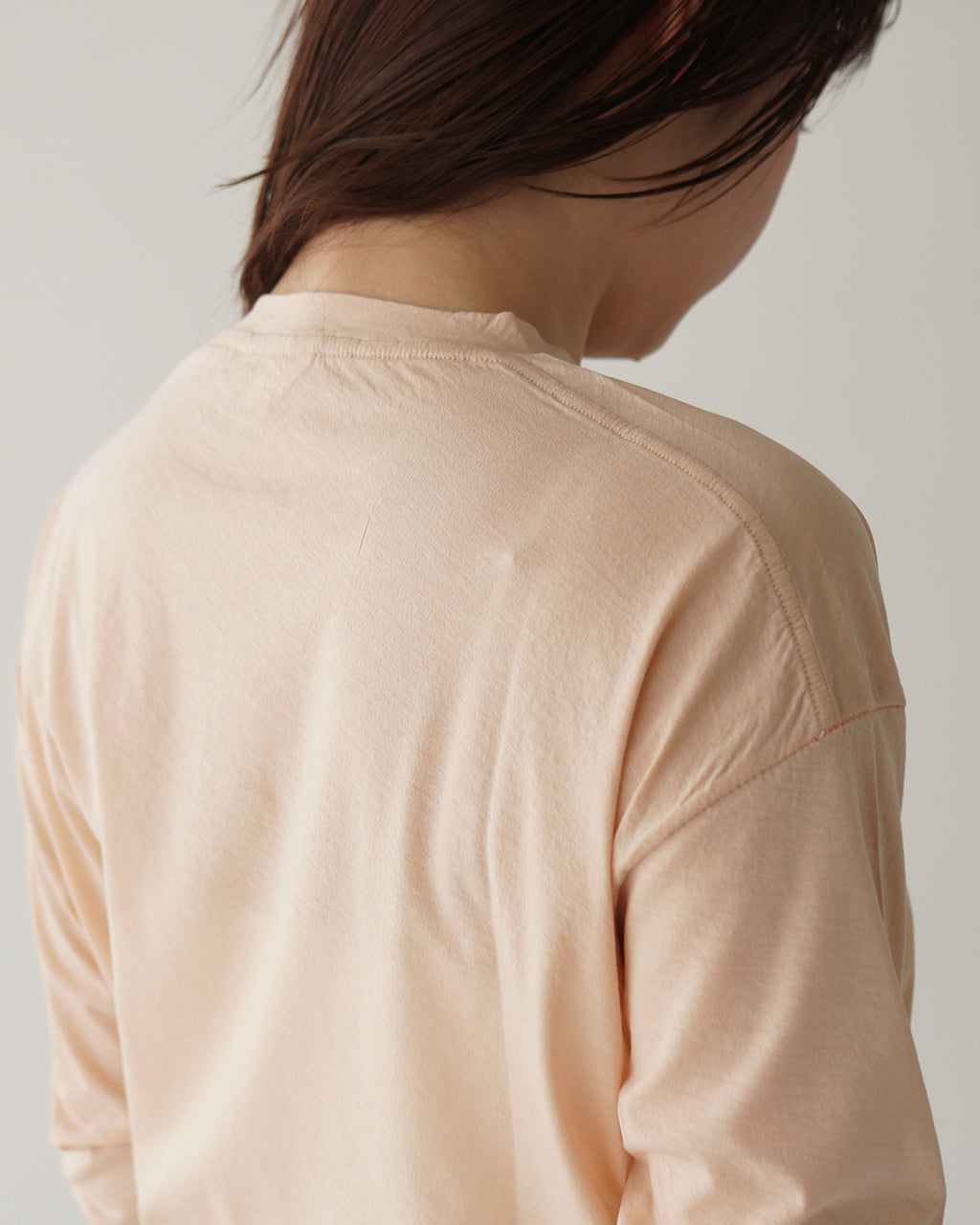 unfil アンフィル シアー 長袖Tシャツ twisted cotton sheer jersey long sleeve Tee ツイストコットン カットソー WVSP-UW113【送料無料】