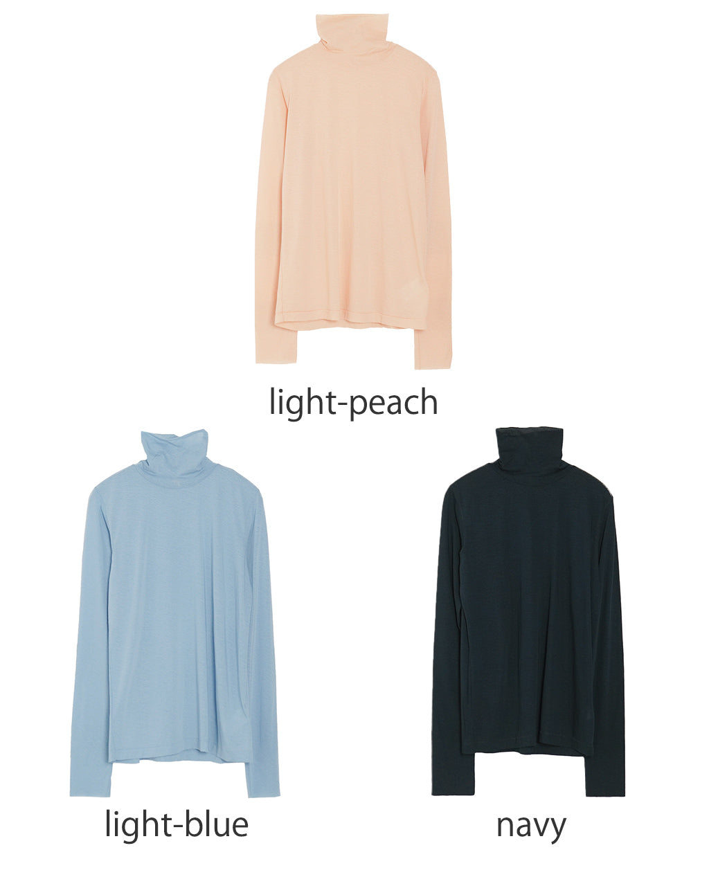 unfil アンフィル ハイネック タートルネック 長袖Tシャツ twisted cotton sheer jersey high-neck L S Tee ツイストコットン シアージャージー  カットソー WVSP-UW114【送料無料】