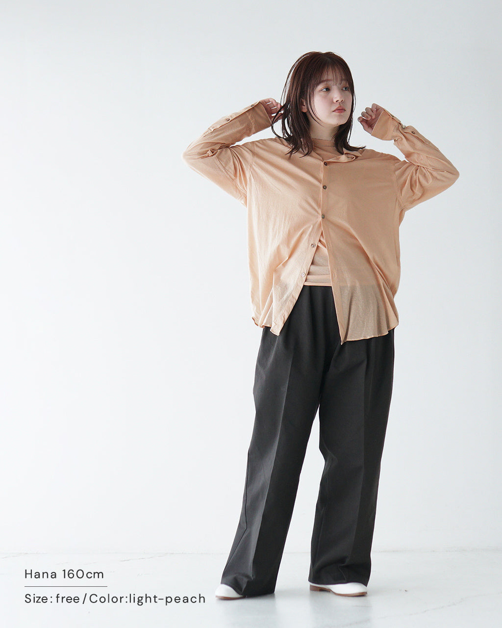 unfil アンフィル レギュラーカラーシャツ twisted cotton sheer jersey fluid shirt ツイストコットン シアージャージー WVSP-UW115【送料無料】