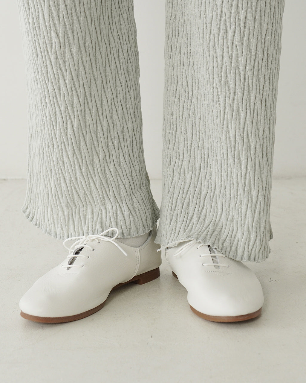 ＼早得24時間限定ポイント10倍／unfil アンフィル リブニットパンツ high twist cotton links-pattern ribbed-knit pants ハイツイストコットン リンクスパターン イージーパンツ WVSP-UW139【送料無料】