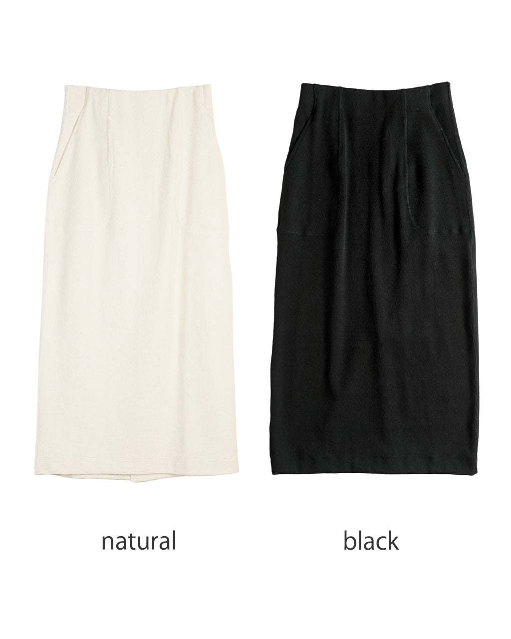 unfil アンフィル ペンシルスカート ストレッチ stretch raw silk ribbed-jersey pencil midi skirt WFFL-UW108 【送料無料】