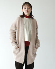 unfil アンフィル ストレッチ スーパーキッド モヘヤ カーディガン stretch superkid mohair cardigan ニット  WHFL-UW131【送料無料】