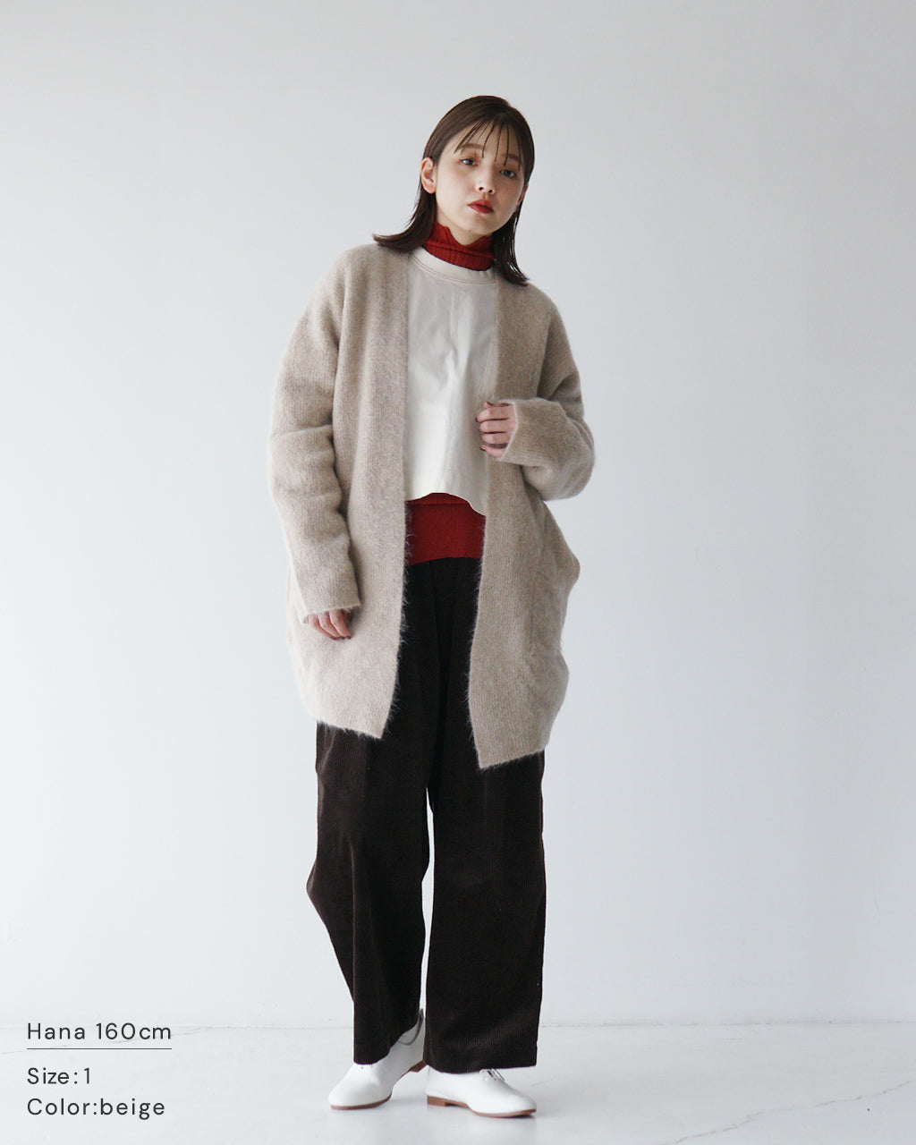 unfil アンフィル カーディガン ストレッチ スーパーキッド モヘヤ stretch superkid mohair cardigan  WFFL-UW133【送料無料】