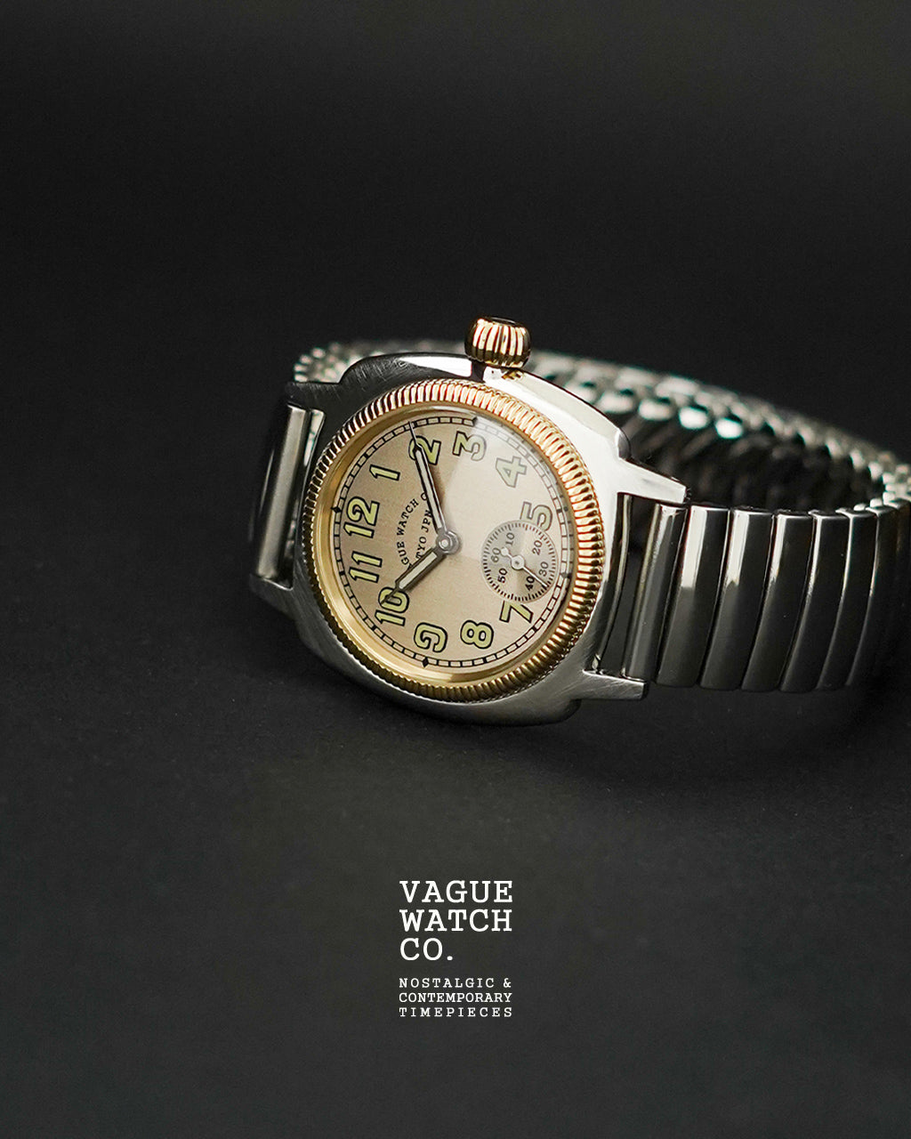 VAGUE WATCH Co. ヴァーグウォッチカンパニー 腕時計 Coussin Early Extension 1950年代 アンティーク風 エクステンションベルト  CO-S-008-SE CO-L-008-SE【送料無料】【クーポン対象外】