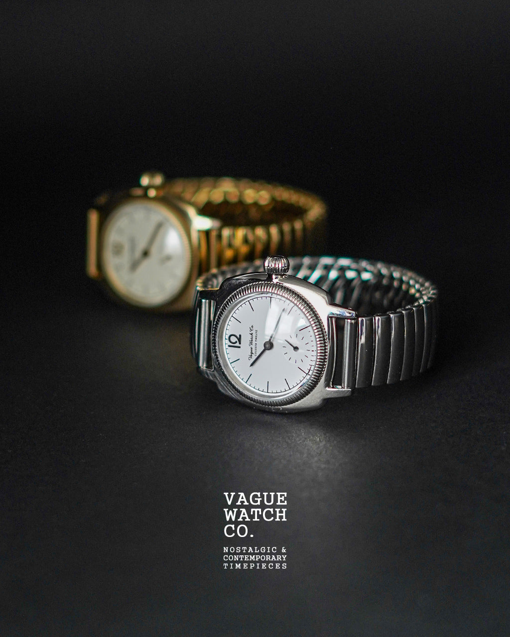 VAGUE WATCH Co. ヴァーグウォッチカンパニー 腕時計 Coussin 12 Extension 1950年代 アンティーク風 エクステンションベルト CO-012-SS-SE CO-012-YG-SE【送料無料】【クーポン対象外】