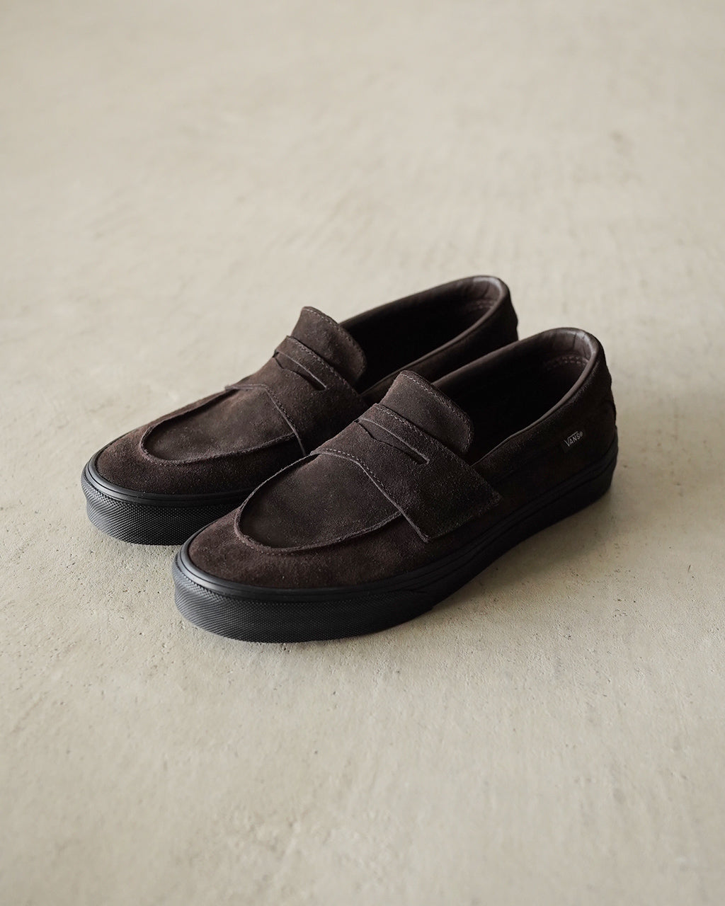 【中古】 晩夏（上） VANS バンズ Loafer 53 ローファー 53 メンズ 革靴 スエードレザー