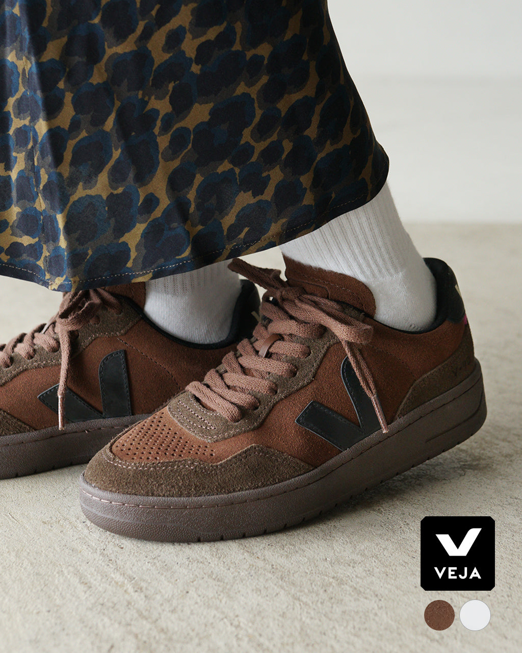 VEJA ヴェジャ V-90 レザー ローカット 厚底スニーカー プラットフォーム VJVD033663 VJVD203655 【送料無料】