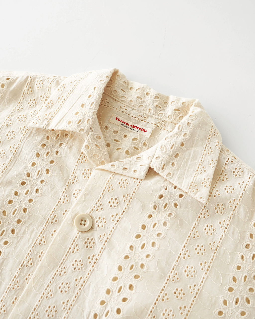 Vincent et Mireille ヴァンソンエミレイユ オープンカラーシャツ OPEN COLLAR SHIRTS シアー トップス 半袖 VM251IN11032 【送料無料】