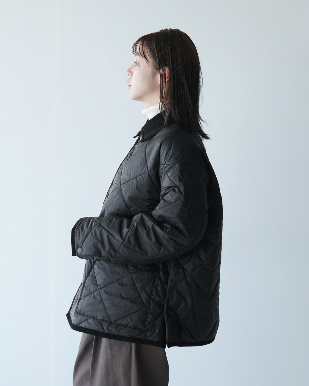 ＼合計3万円以上購入で20%OFFクーポン！／VINCENT ET MIREILLE ヴァンソンエミレイユ アウター キルティングジャケット RIDING JACKET VM242DQ25010【送料無料】