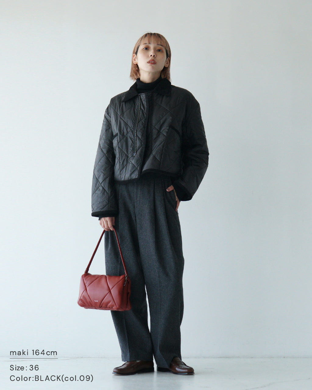 【SALE！50%OFF】VINCENT ET MIREILLE ヴァンソンエミレイユ アウター キルティング ショートジャケット SPENCER RIDING JACKET VM242DQ25022【送料無料】