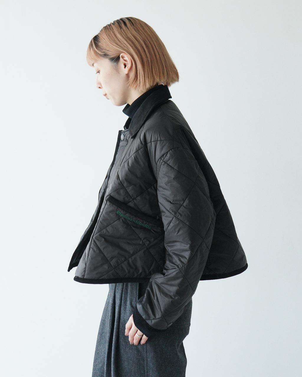 【SALE！50%OFF】VINCENT ET MIREILLE ヴァンソンエミレイユ アウター キルティング ショートジャケット SPENCER RIDING JACKET VM242DQ25022【送料無料】