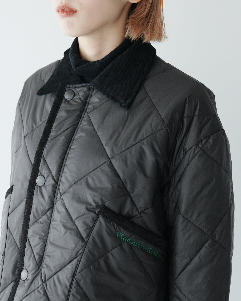 【SALE！50%OFF】VINCENT ET MIREILLE ヴァンソンエミレイユ アウター キルティング ショートジャケット SPENCER RIDING JACKET VM242DQ25022【送料無料】