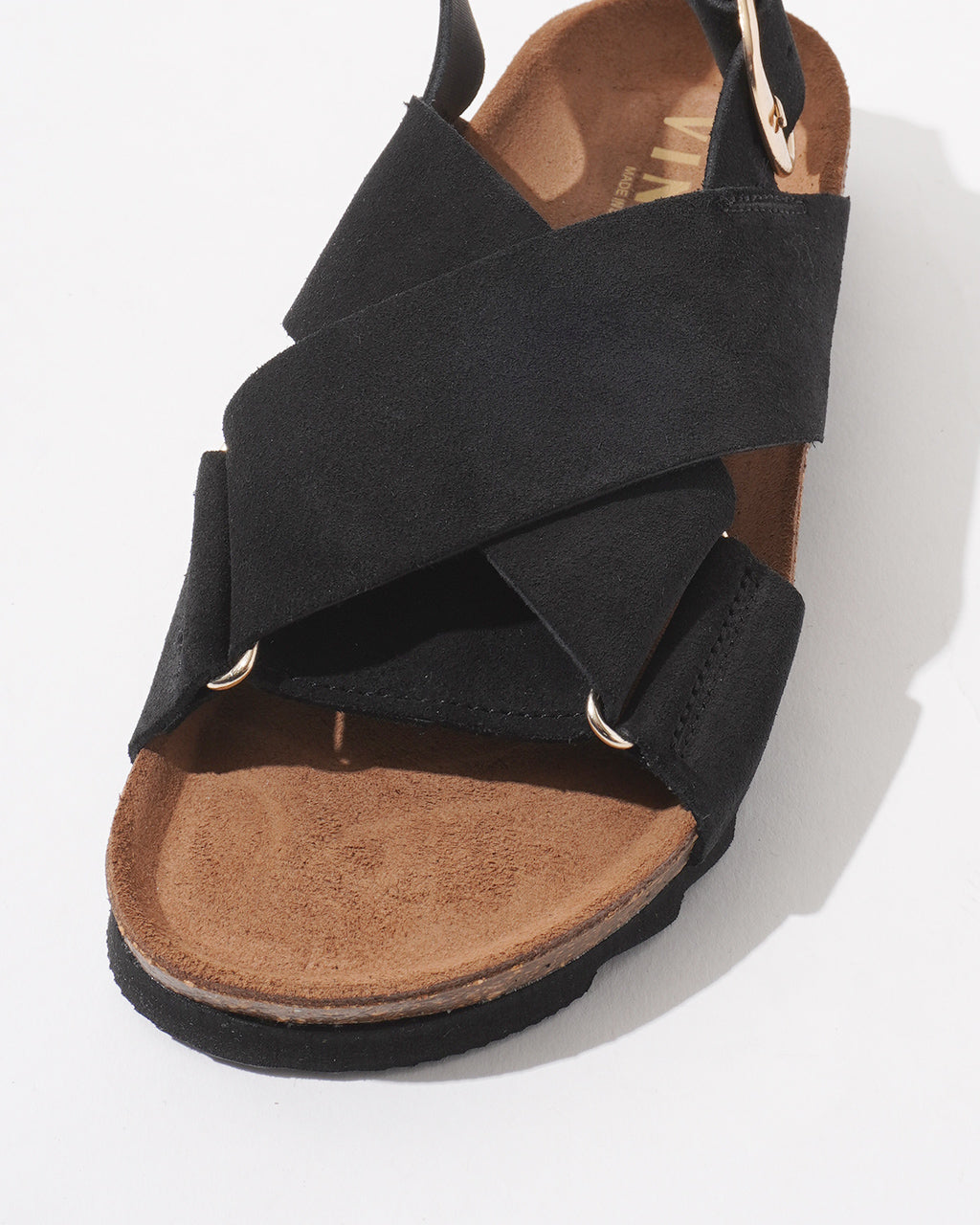 VINILO ヴィニーロ スエード フラット クロスサンダル 革 レザー ベルトサンダル SANDAL スライドサンダル CH-14509-SE【送料無料】