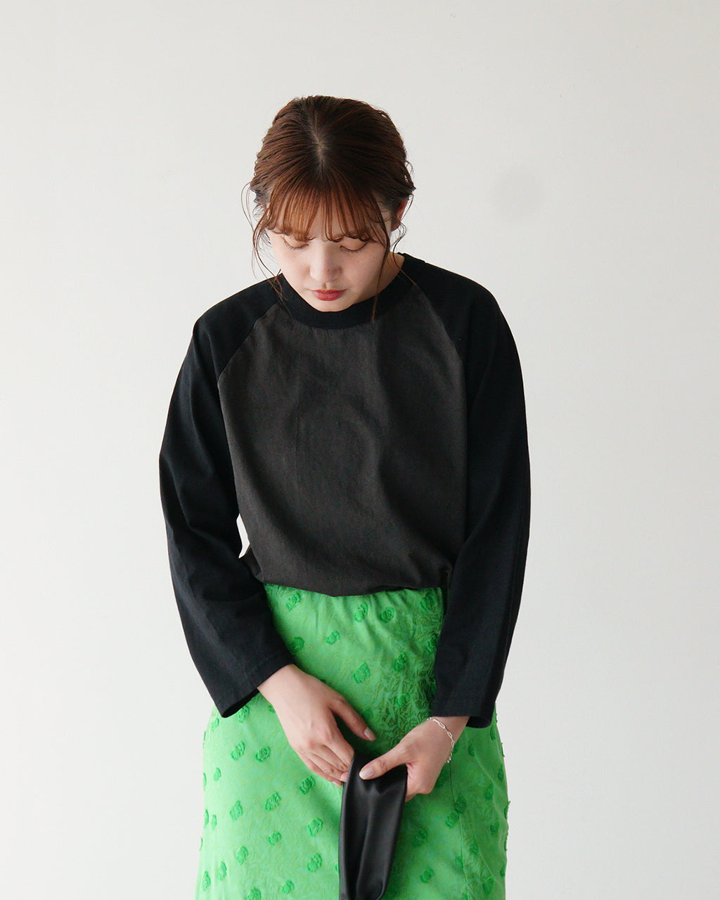 【SALE！40%OFF】WALLA WALLA SPORT ワラワラスポーツ 七分袖 長袖 ラグランスリーブ Tシャツ ツートーン USAコットン PIGMENT DYE 2-TONE B.B. TEE 030223