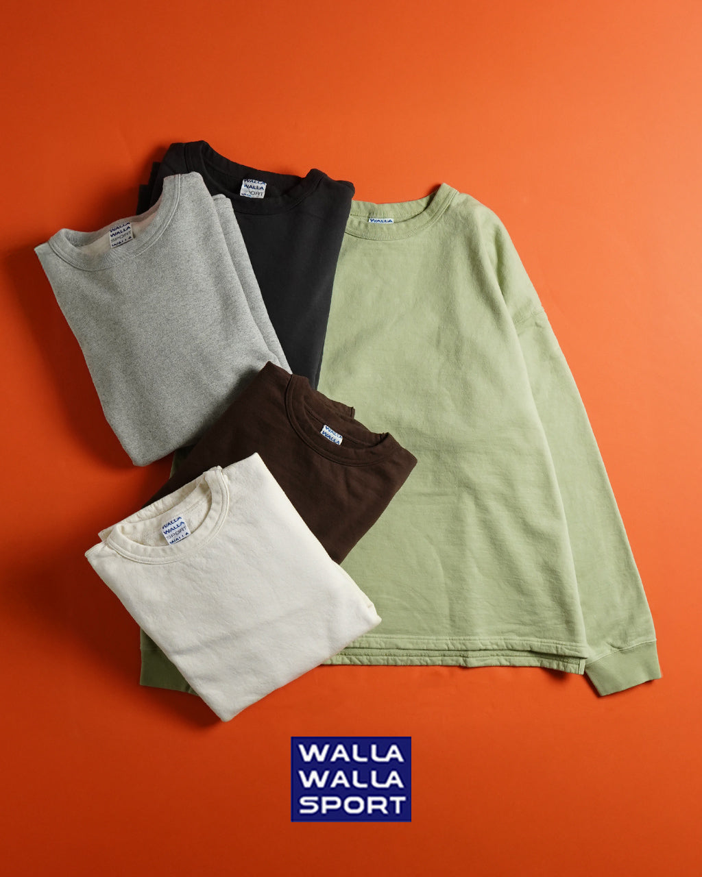 【SALE！30%OFF】WALLA WALLA SPORT ワラワラスポーツ スウェット トレーナー ロングスリーブ 長袖   L/S BOX SWEAT【送料無料】