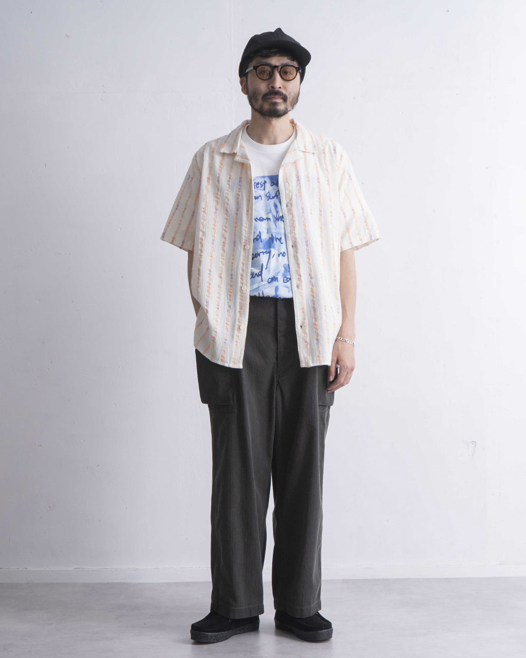 wax london ワックスロンドン ディドコット ショートスリーブ シャツ メンズ DIDCOT SS SHIRT OVERSIZED FLORAL / MULTI LOOM STRIPE / MINI DOUBLE GRID / BLOCK SCRIBBLE BLUR FLORAL 【送料無料】 正規取扱店